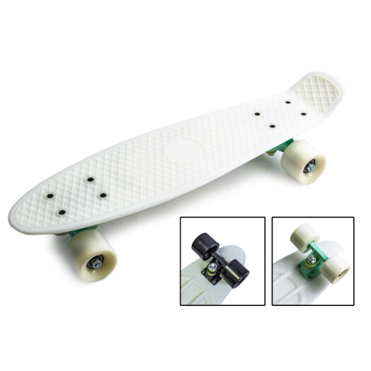 Пениборд Penny Board 22" (Матовые колеса) белый