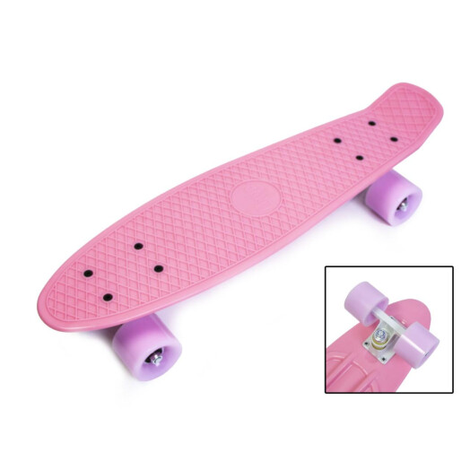 Пеніборд Penny Board 22" (Матові колеса) рожевий