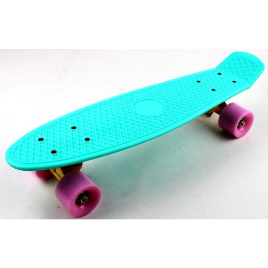 Пениборд Penny Board 22" (Матовые колеса) бирюзовый