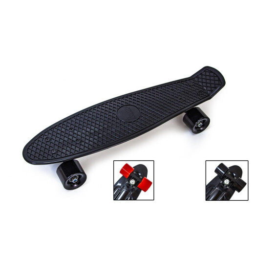 Пениборд Penny Board 22" (Матовые колеса) черный