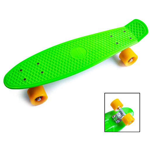 Пеніборд Penny Board 22" (Матові колеса) салатовий