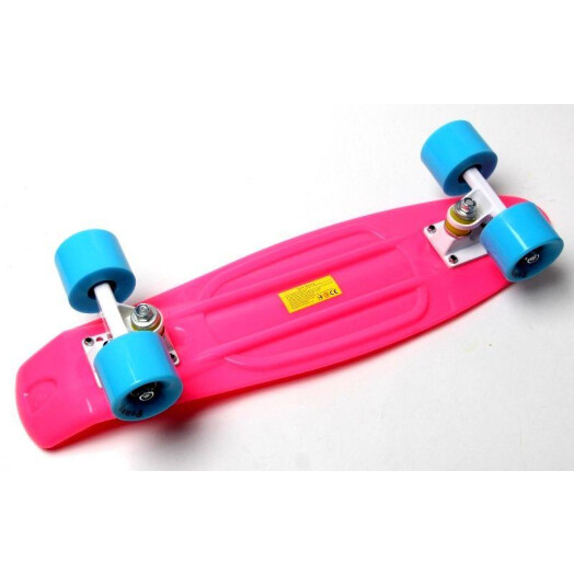 Пеніборд Penny Board 22" (Матові колеса) малиновий