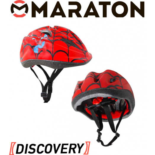 Шлем Maraton Discovery Красный Спайдермен