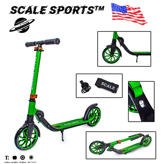 Міський самокат Scale Sports SS-17 зелений