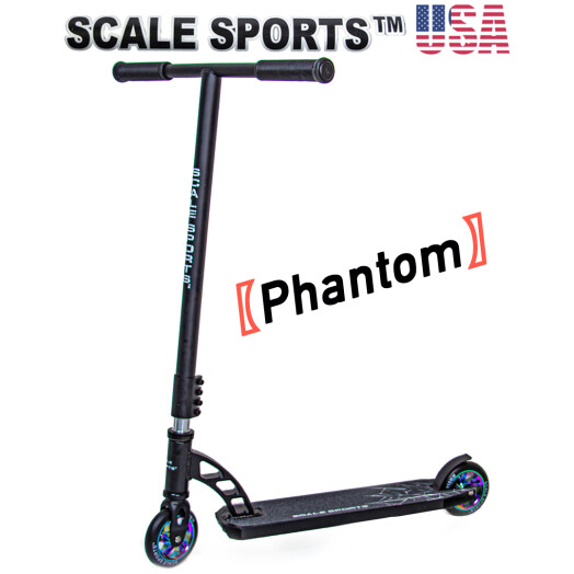 Трюковый самокат Scale Sports Phantom 110 mm черный