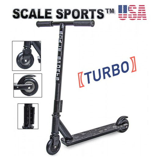 Трюковий самокат Scale Sports Turbo чорний