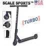 Трюковий самокат Scale Sports Turbo чорний