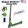 Трюковий самокат Scale Sports Turbo зелений