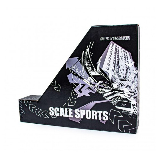 Трюковый самокат Scale Sports Deluxe Wolf серый