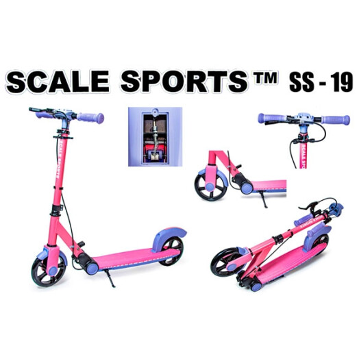 Міський самокат Scale Sports SS-19 Рожевий